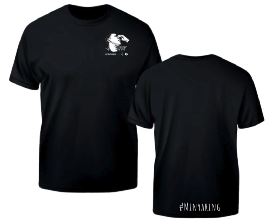 Short Sleeve Black Cotton T Option 1
